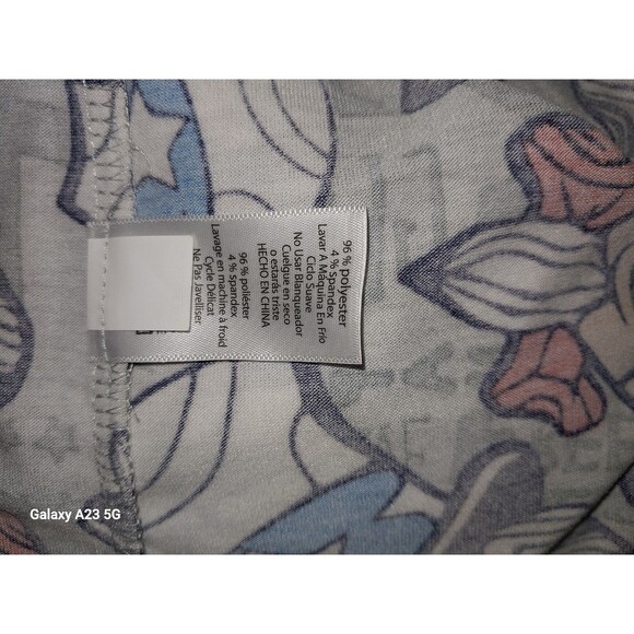 LuLaRoe Women's Size Gray Randy Shirt Patriotic Uncle Sam Stars 3XL - Picture 6 of 7